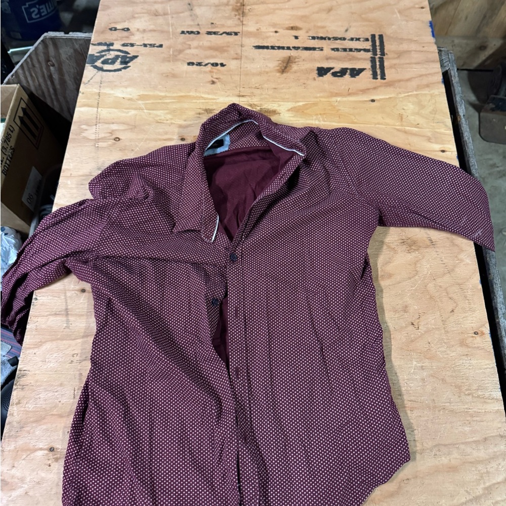 Gentlemen's Outfitters Burgundy Shirt